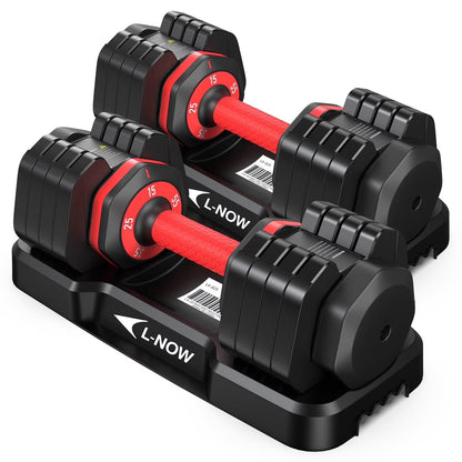 Transform Your Home Workouts with the 110LB Adjustable Dumbbells - Versatile, Compact, and Perfect for Building Muscle!