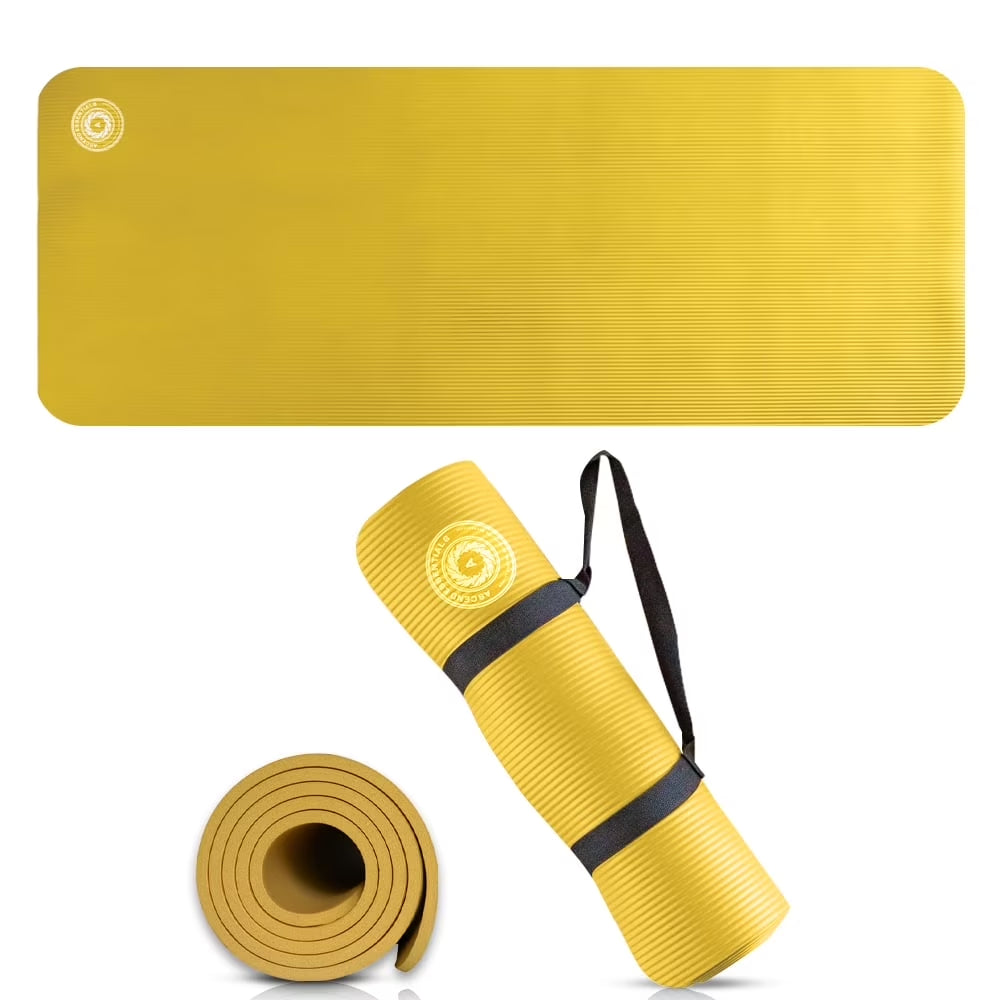 Elevate Your Practice with Our Non-Slip 10mm Yoga Mat | Lightweight, Durable, and Comes with Free Workout E-Book!
