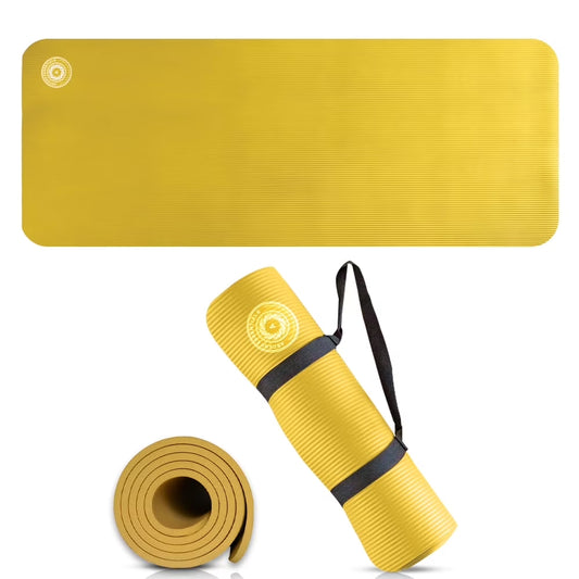 Elevate Your Practice with Our Non-Slip 10mm Yoga Mat | Lightweight, Durable, and Comes with Free Workout E-Book!