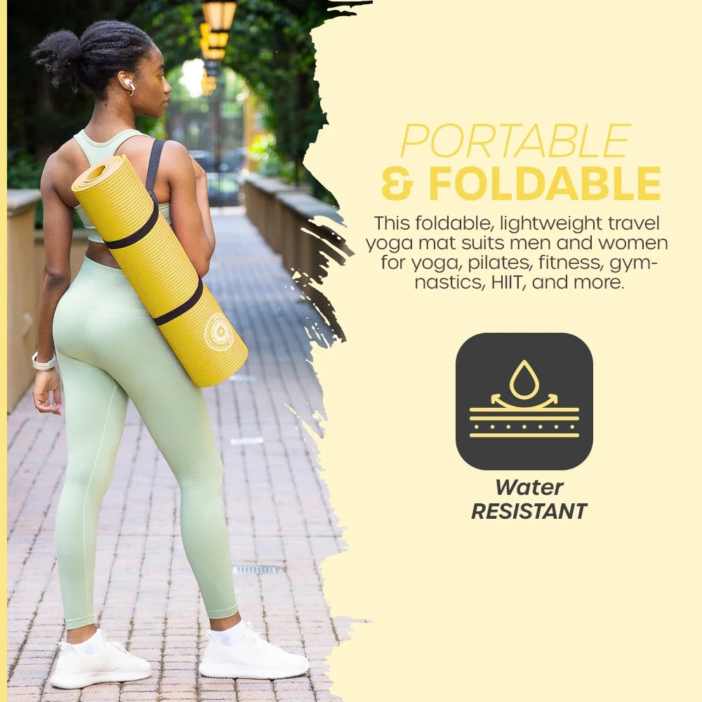 Elevate Your Practice with Our Non-Slip 10mm Yoga Mat | Lightweight, Durable, and Comes with Free Workout E-Book!